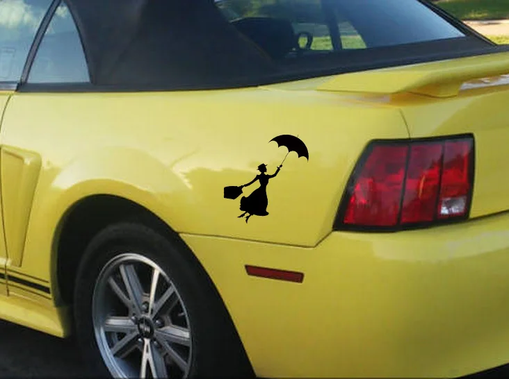 HotMeiNi Car Sticker Jdm styling Window Bumper Vinyl Truck Body Decal Waterproof Mary Poppins 13*13cm | Автомобили и мотоциклы