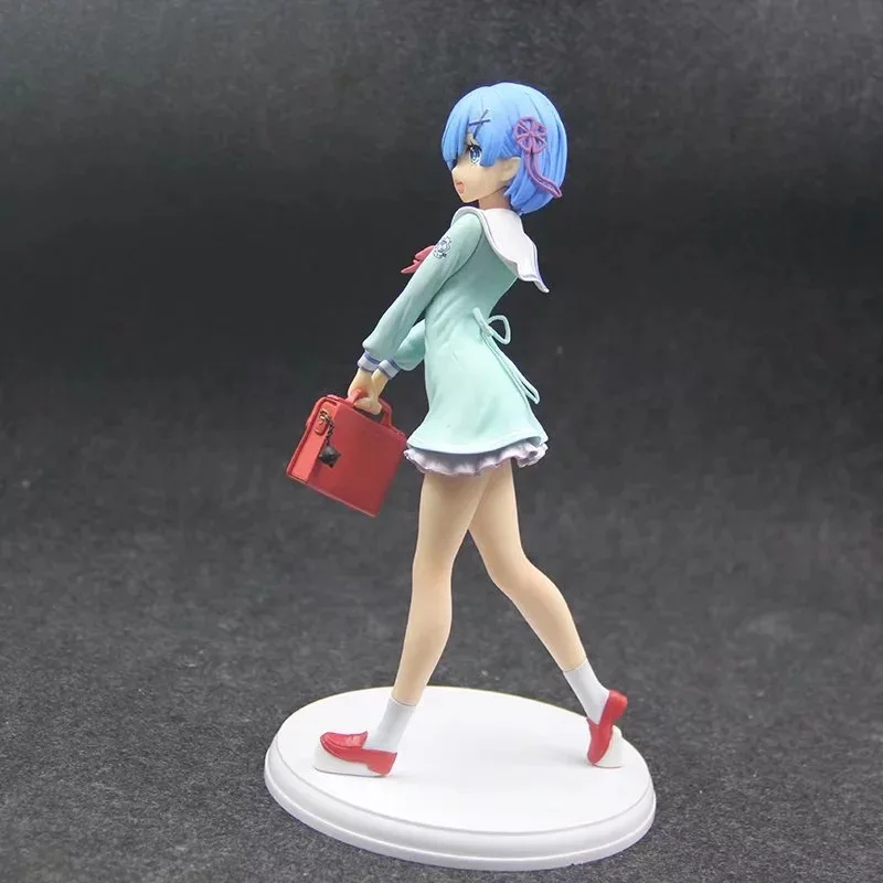 Фигурка японского аниме Re: from zero to different world life Rem 23 см школьная форма экшн фигурка