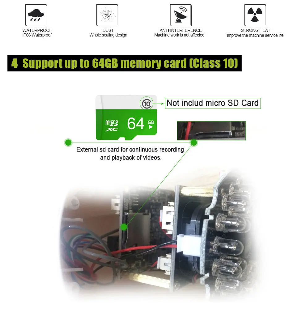 IP Камера 720 P/960 P/1080 P Wi-Fi yoosee Открытый безопасности Беспроводной видеонаблюдения Водонепроницаемый Камера Поддержка SD карты до 64 ГБ