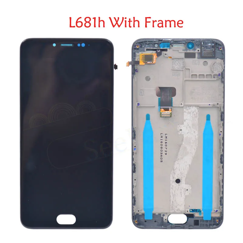 Для MEIZU L681H LCD Meizu M3 Note дисплей с кодирующий преобразователь сенсорного экрана в