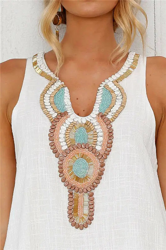 

US Women New Summer Cocktail Party Evening Sleeveless Chiffon Short Mini Dress