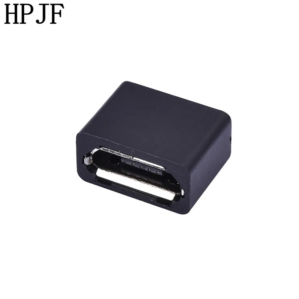 10 шт./лот Micro USB 5pin розеточная часть соединителя типа сварки для хвоста зарядки