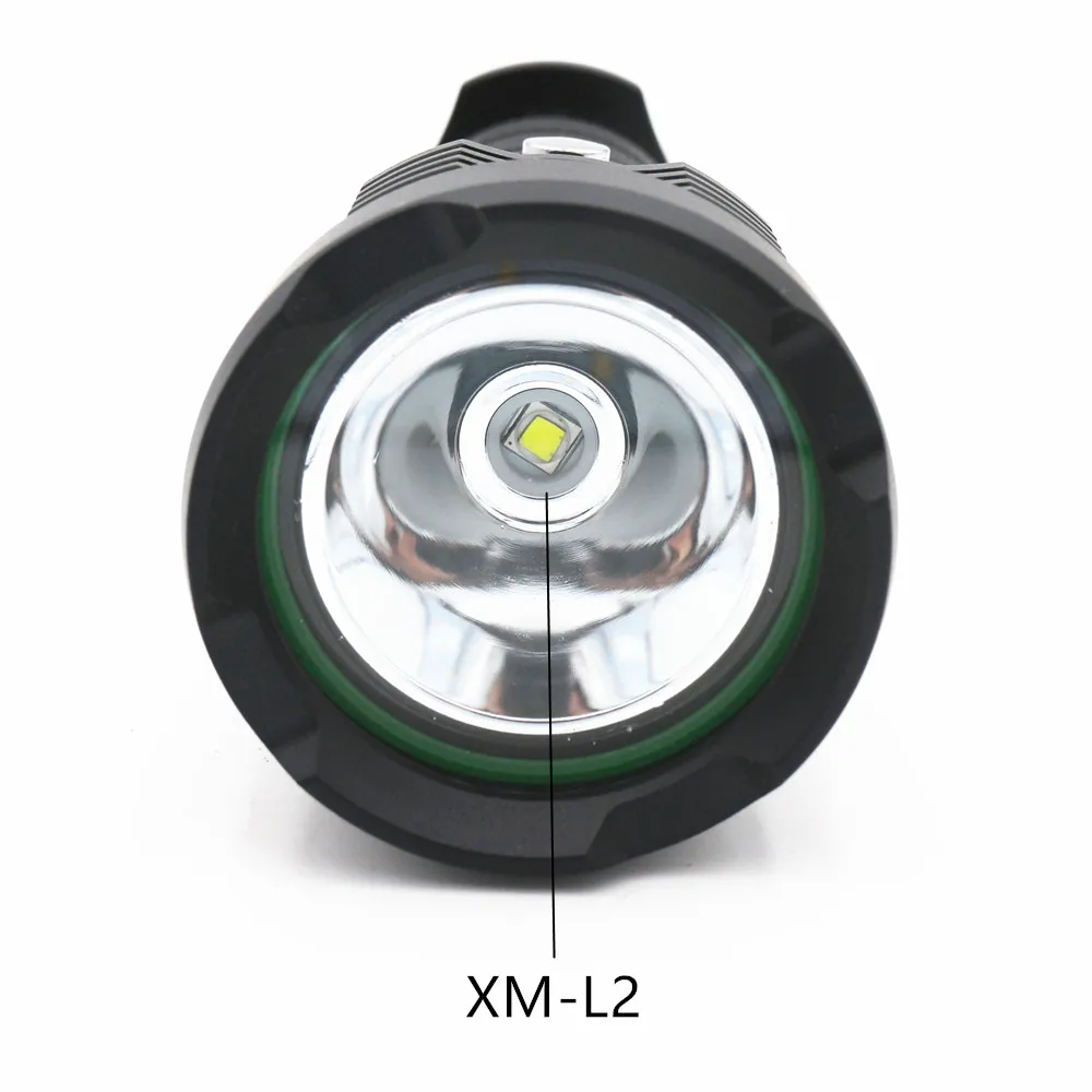 1000LM XM-L2 светодиодный Дайвинг 80 м Flash светильник Водонепроницаемый Фонари Лампы Ручной 18650 26650 фонарь светильник