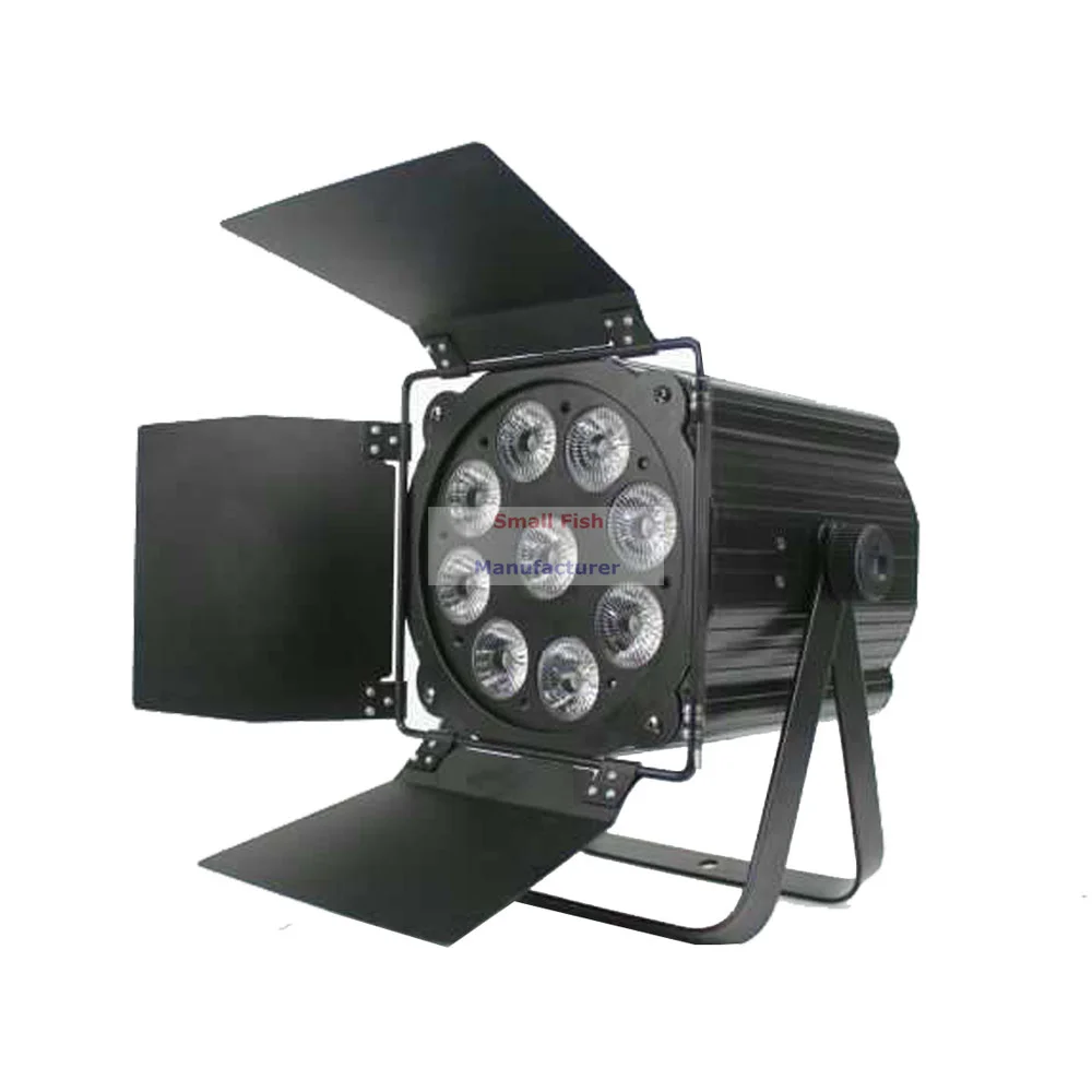 2 шт./лот Led Par огни 9X12W RGBW 4в1 Банки стробоскоп DMX контроллер Вечеринка Dj Рождество