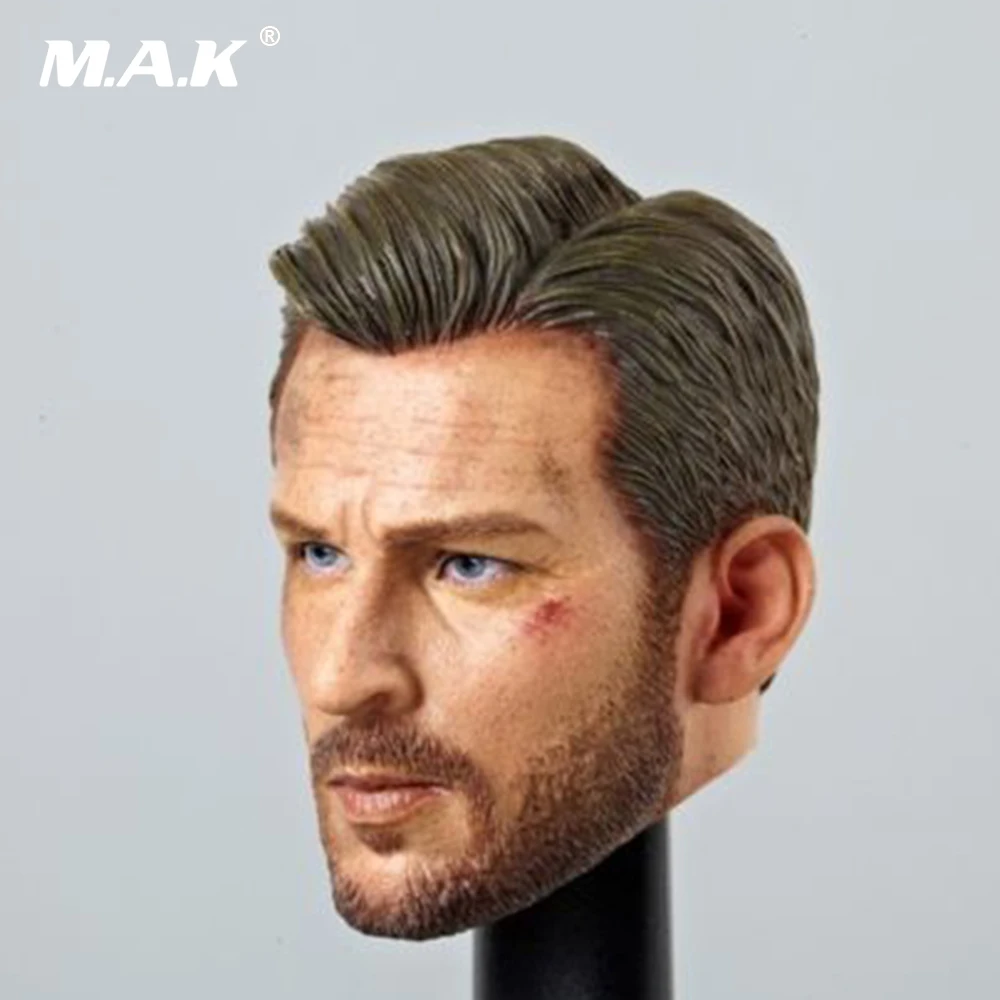 

1/6 Scale Steve Rogers Male Head Wound Version Model Fit 12" Bodies