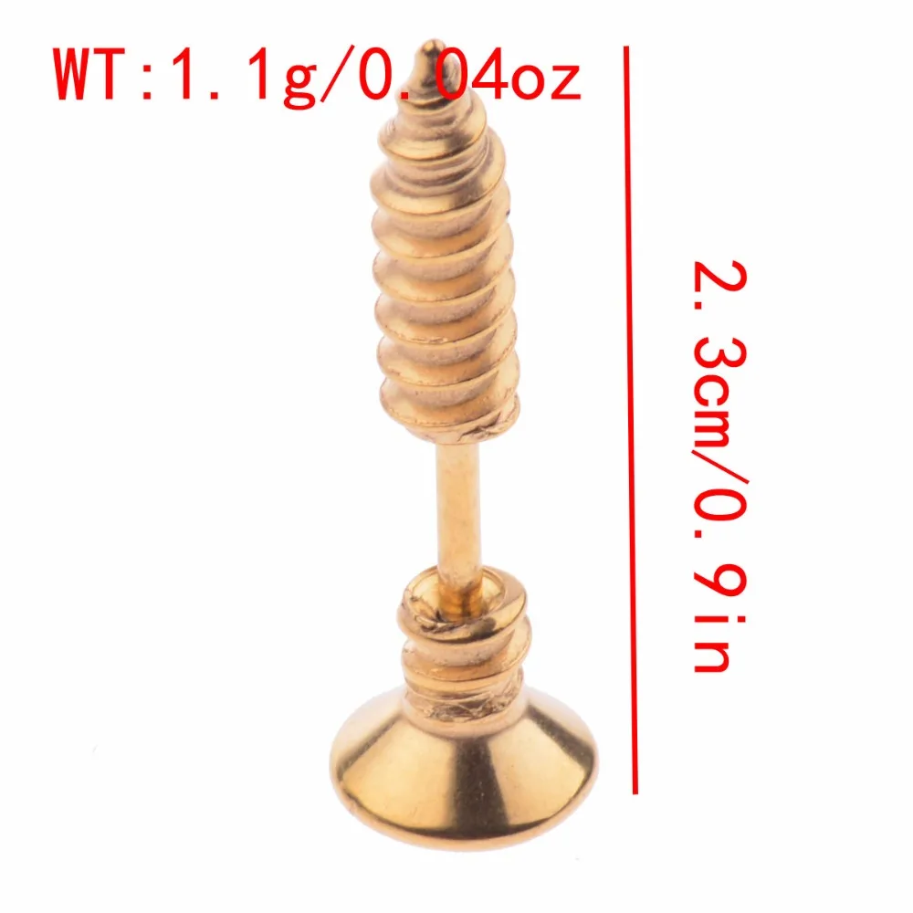 1 пара реалистичные гайки и болты в стиле панк | Украшения аксессуары