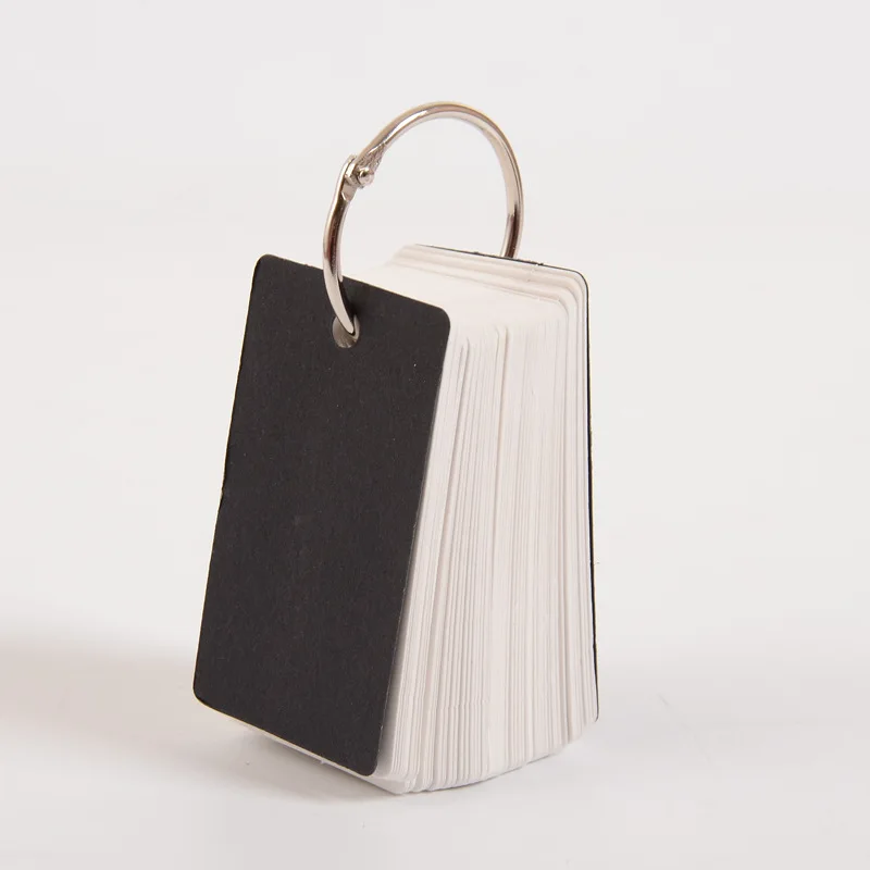 100 шт. DIY бизнес-заметка мини милые винтажные пустые крафт-карты 8x4 5 см карточки