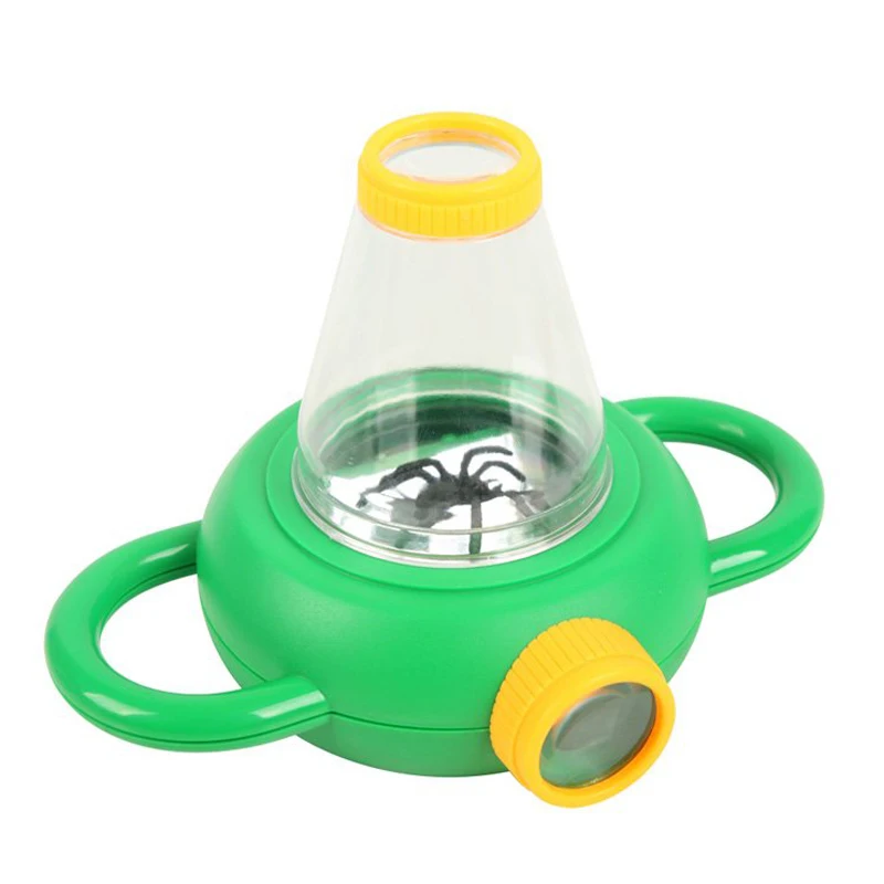 Двунаправленный увеличитель насекомых 5X 30 мм игрушечное увеличительное стекло |