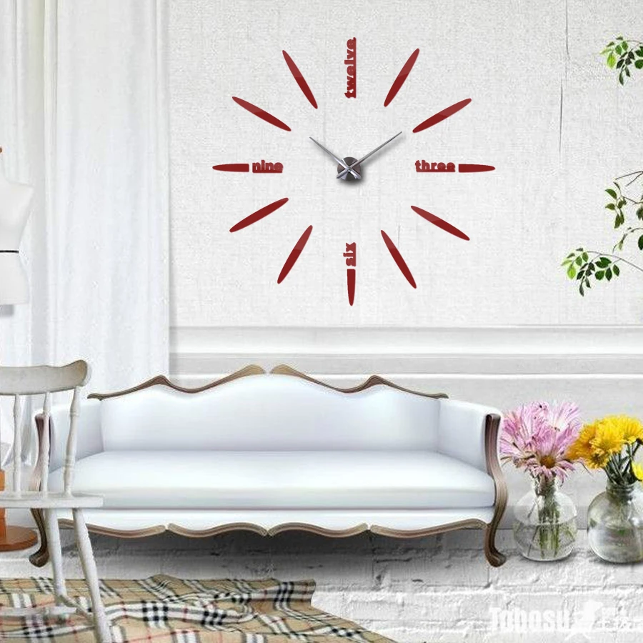 Бренд TMV настенные часы reloj de pared кварцевые часы Европа diy часы гостиная большие наклейки для дома декоративные orologio da paret