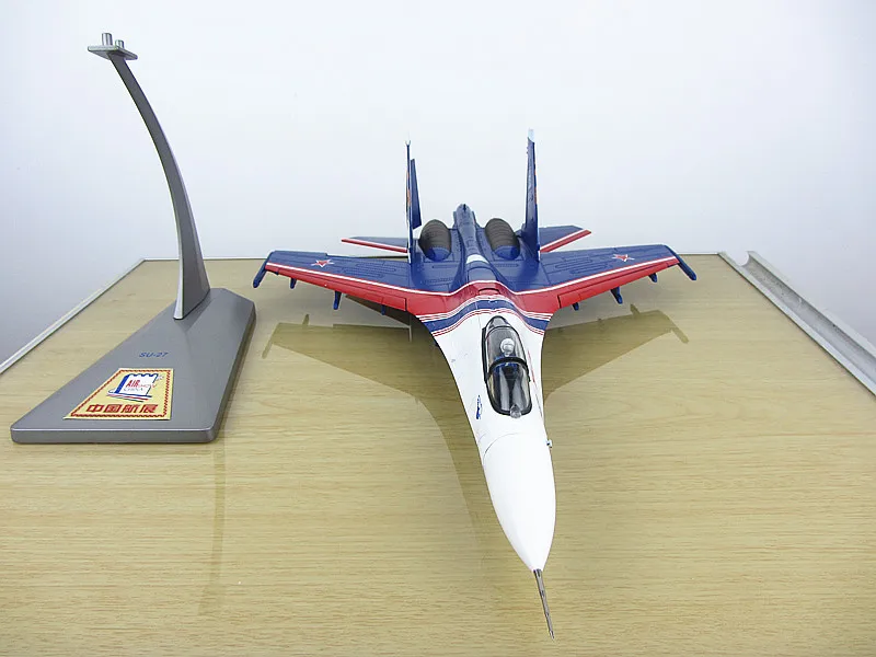 День дождя 1/72 масштаб военная модель игрушки Sukhoi Su-27 Фланкер истребитель русские Рыцари литой металлический самолет модель игрушки