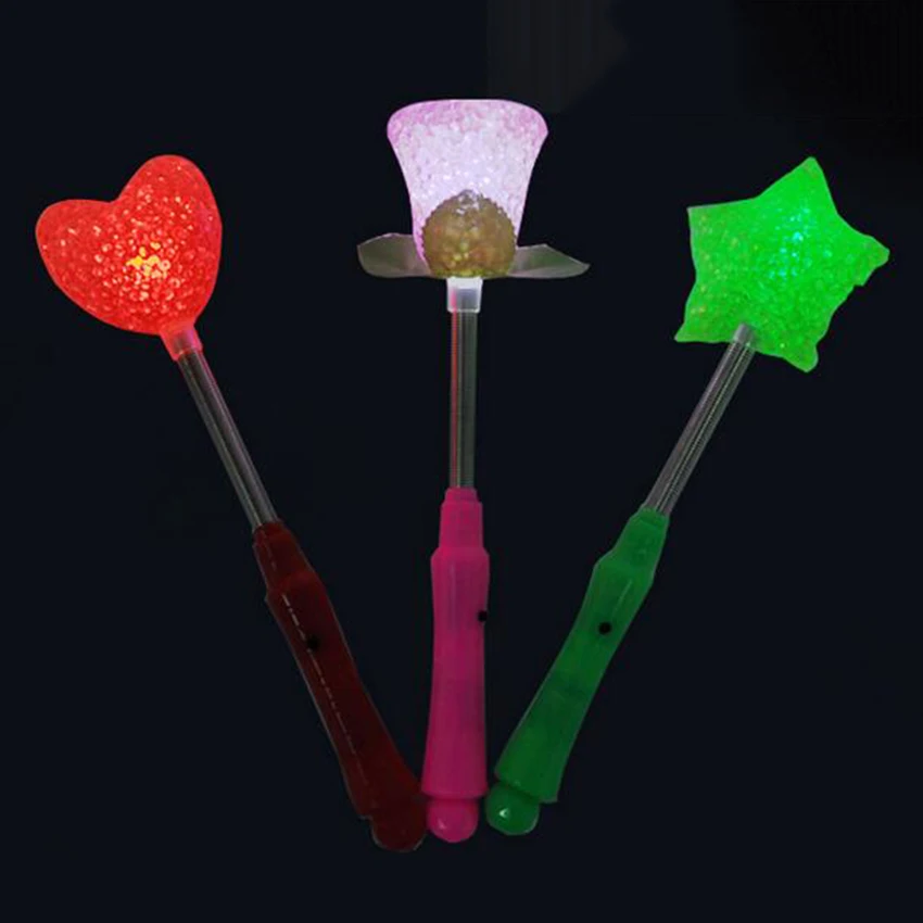 Светодиодсветодиодный мигающая палочка FGHGF цветная светящаяся Роза для