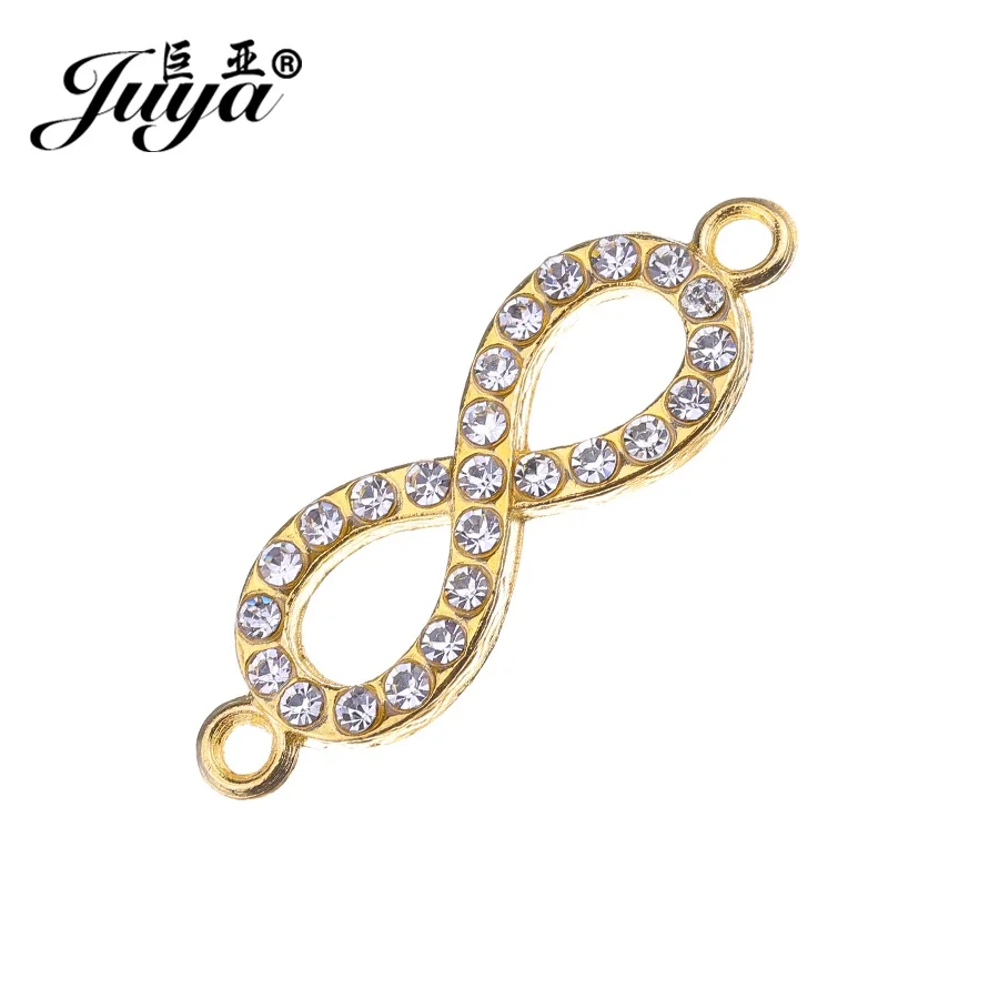 JUYA дешевый соединитель в виде символа бесконечности для браслетов ручной работы