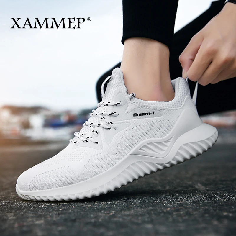 Кроссовки Xammep мужские сетчатые повседневные брендовые лоферы дышащая обувь на