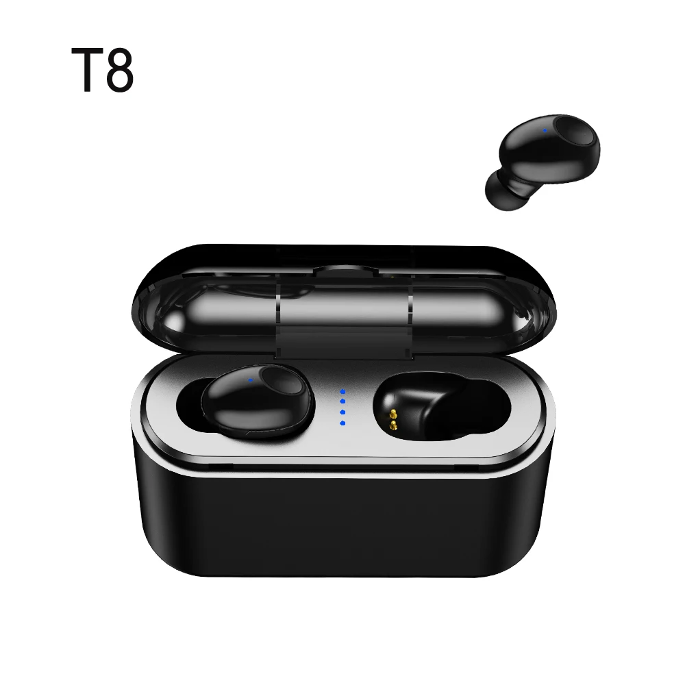 Беспроводные наушники mi ni, Bluetooth наушники, Бас-гарнитура, TWS, стерео наушники с внешним аккумулятором, 2200 мАч, для сотового телефона iPhone mi