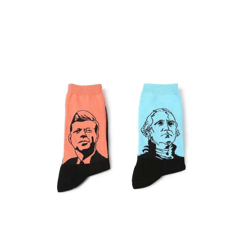 Носки мужские в литературном стиле из чистого хлопка|socks retro|brand new sockssocks style |