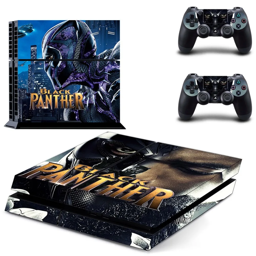 Черная пантера стикер s виниловая наклейка PS4 play станция 4 Pegatinas контроллер кожи