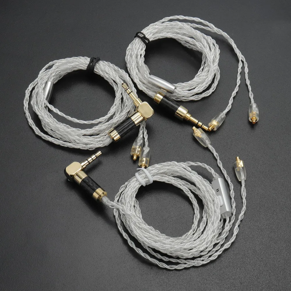 BGVP DIY 5N OCC DM5 кабель для наушников с посеребренным покрытием SE535 846 высокочастотный