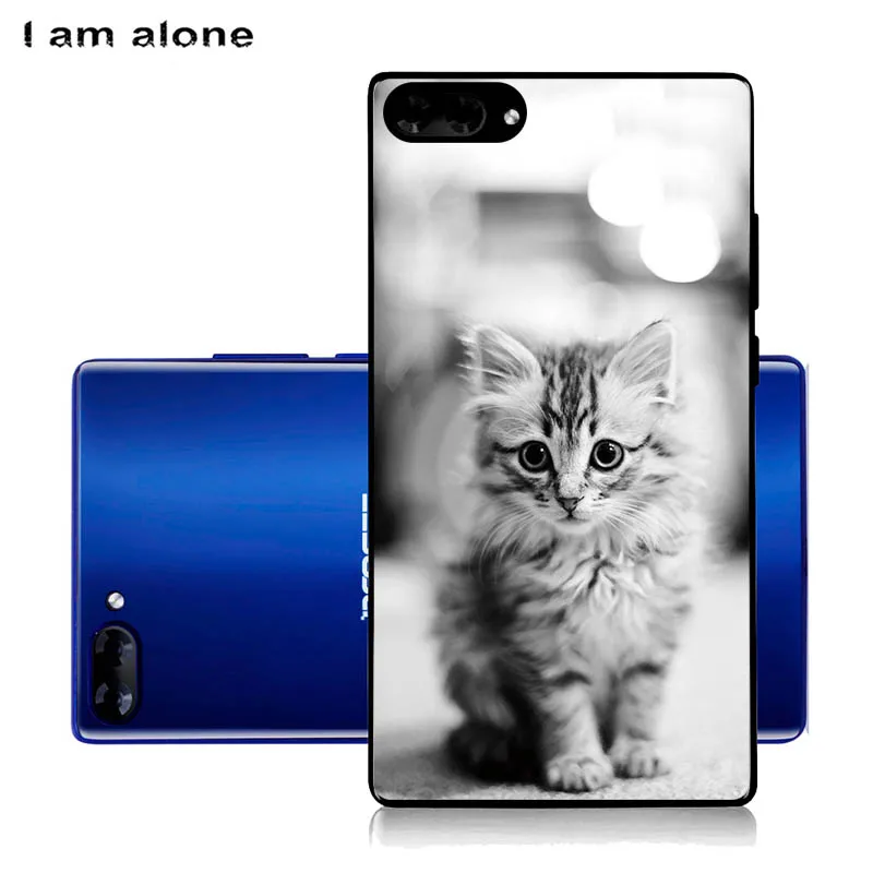 Чехлы для телефонов I am alone Для Doogee Mix, 5,5 дюйма, мягкие чехлы для мобильных телефонов из ТПУ, Модный Цветной чехол с рисунком Для Doogee Mix
