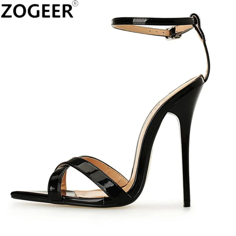 Сандалии женские на высоком каблуке босоножки с ремешком щиколотке обувь для