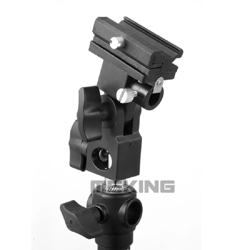 Meking Вспышка Горячий башмак Speedlite фотовспышка держатель поворотный для