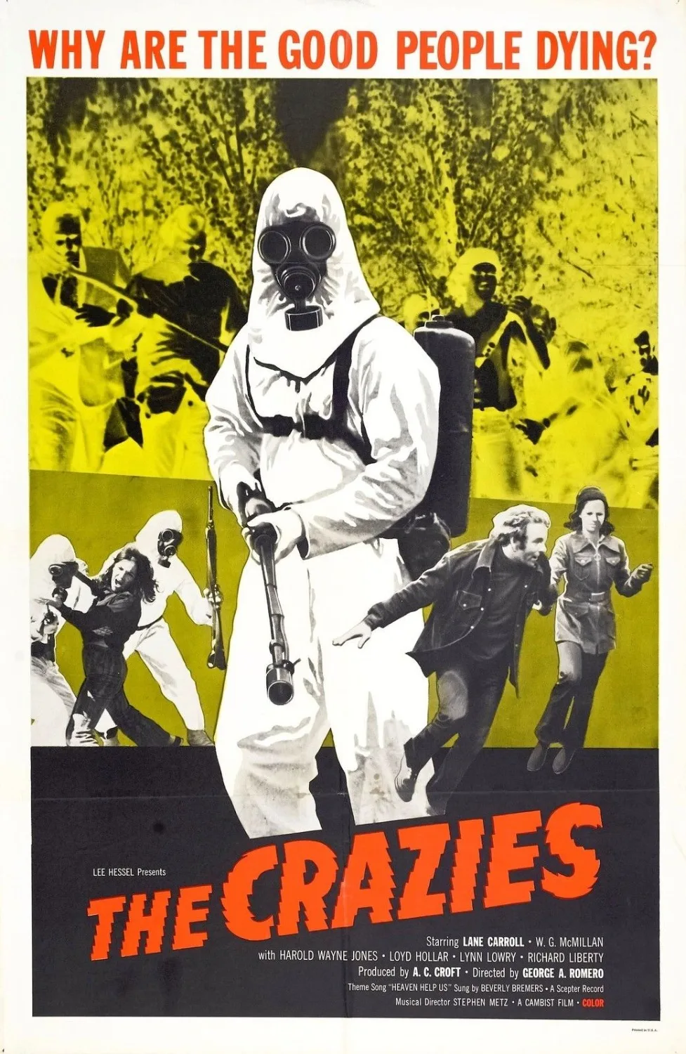 Плакат из фильма THE CRAZIES 1973 SILK плакат декоративной живописи 24x36 дюймов|Рисование и