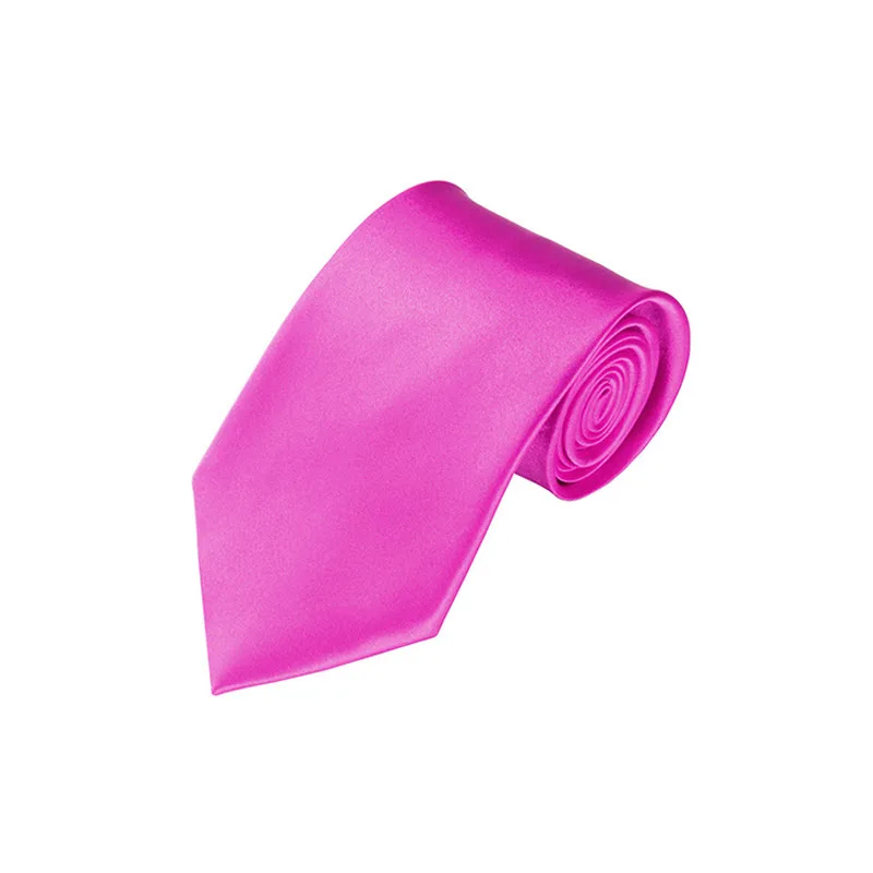 34 hot pink 10 см широкие мужские галстуки женские простые Галстуки вечерние свадебные смокинговые костюмы блестящие Галстуки 26 цветов - Цвет: 34 hot pink