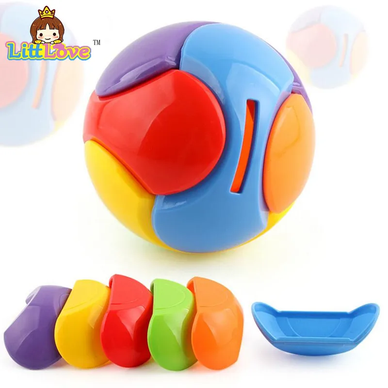 LittLove DIY собрать мяч Копилка 10 см Детские Ранние развивающие игрушки Прекрасный