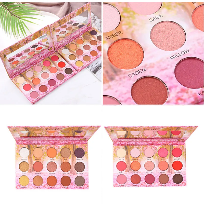 2019 New15 Colors Eyeshadow Pearlescent Matte Not Blooming Girl Drop shipping |
