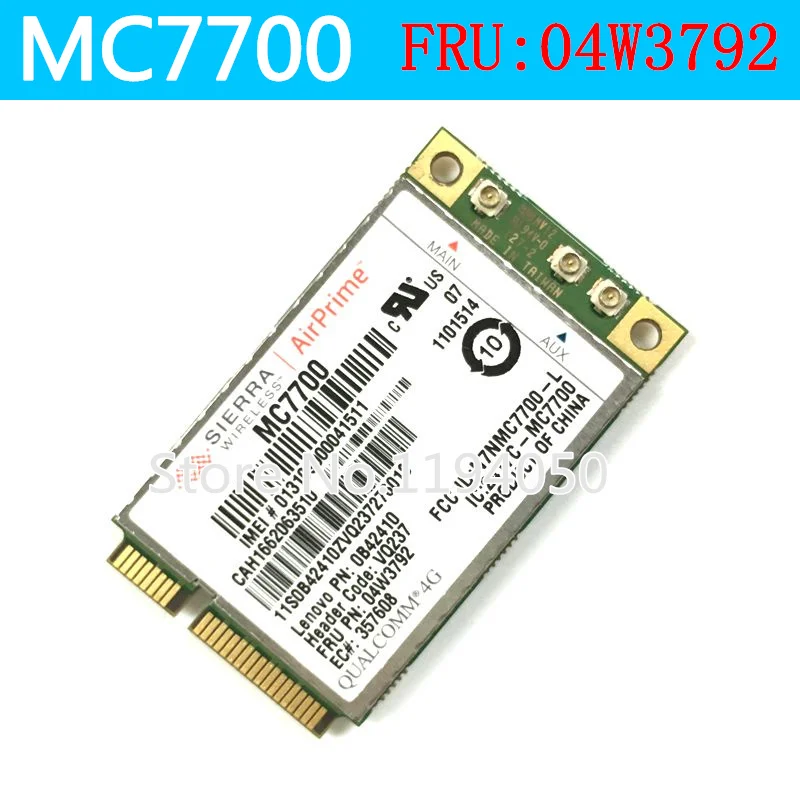 MC7700 Sierra Wireless GOBI4000 LTE 3G 4G японский костюм для thinkpa d T430 T430S X230 T530 FRU 04w3792 фотосессия |