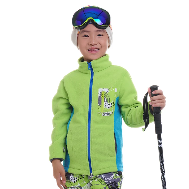 Прямая поставка утепленная ветрозащитная куртка для девочек и мальчиков