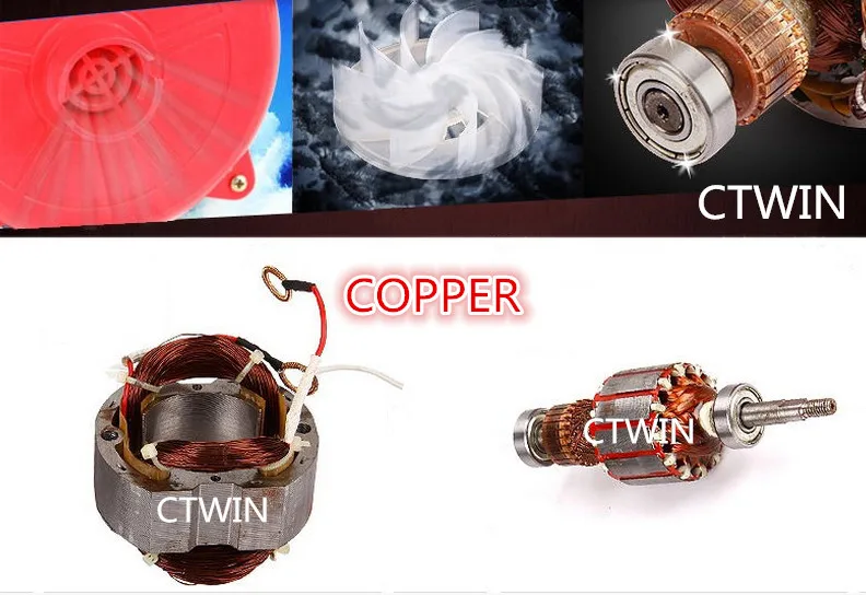 Электрический вентилятор 2016 Новинка ABS Материал 650W с ручным управлением