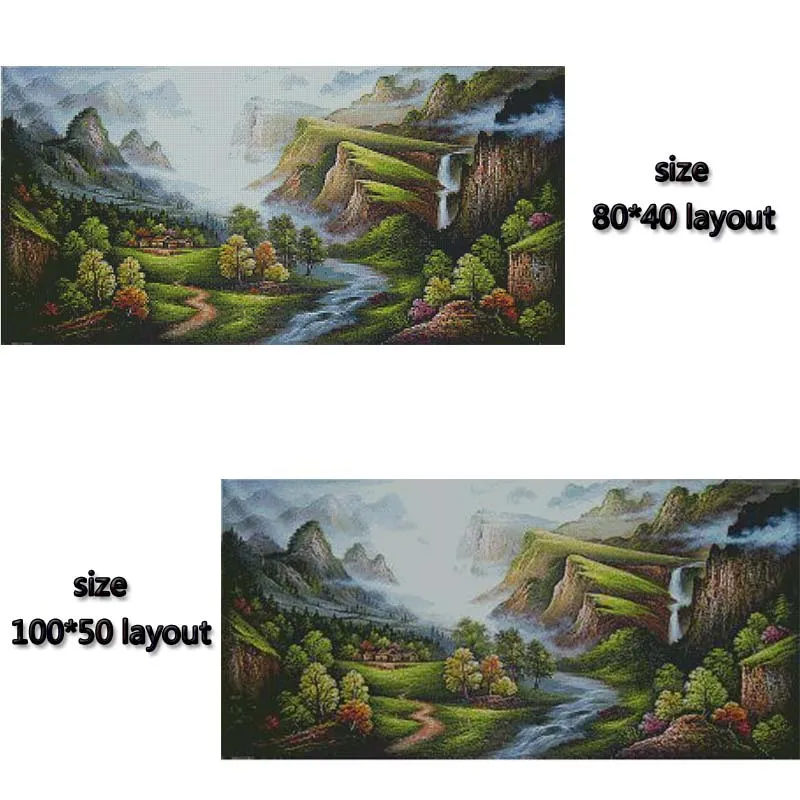 Новый 5D алмазная вышивка крестиком пейзаж Home Decor Алмаз Картина Мозаика DIY pcitures