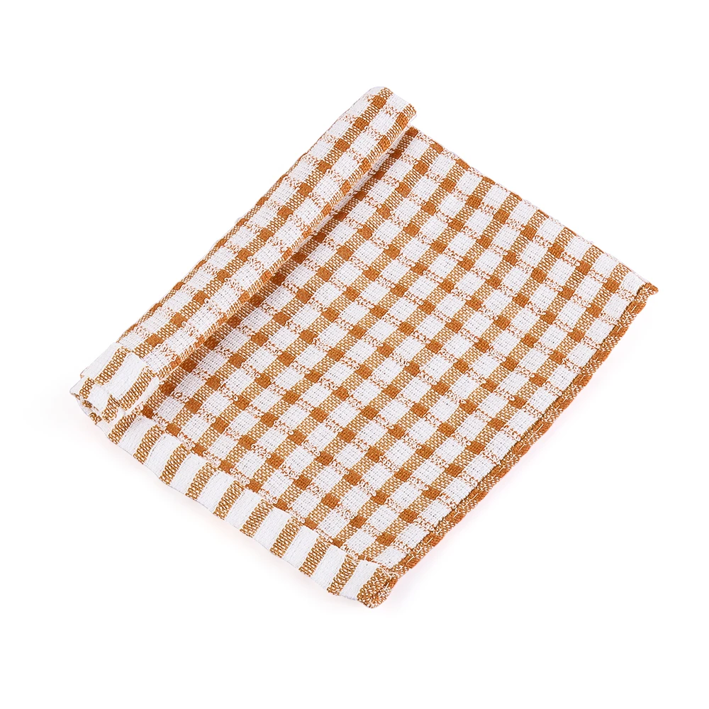 1PC Cleaning Cloth Soft Tea Towels Terry Cotton Kitchen Dish Cloths Clean Microfibre Absorbent Non-stick loth Size 40*27*0.5cm