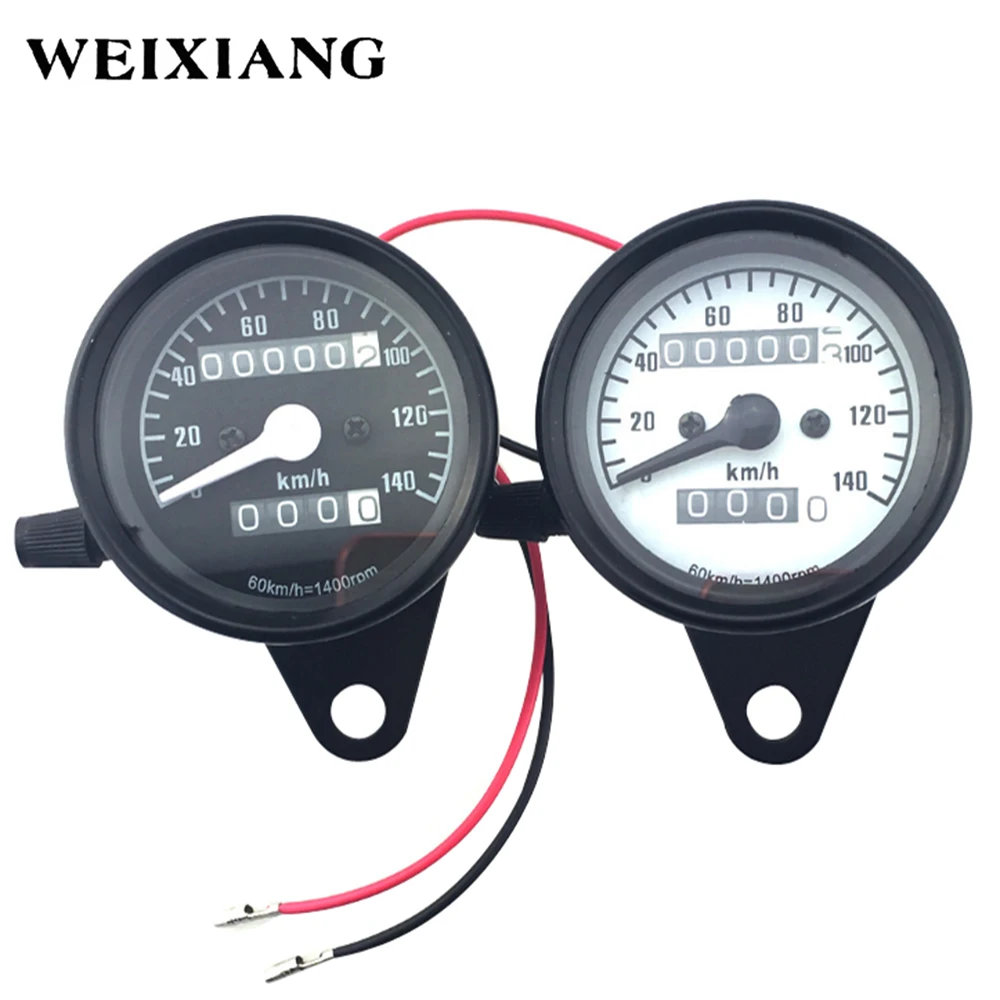 Универсальный Тахометр для мотоцикла 1400 об/мин 0 140 км/ч 12 В|motorcycle odometer|tachometer for