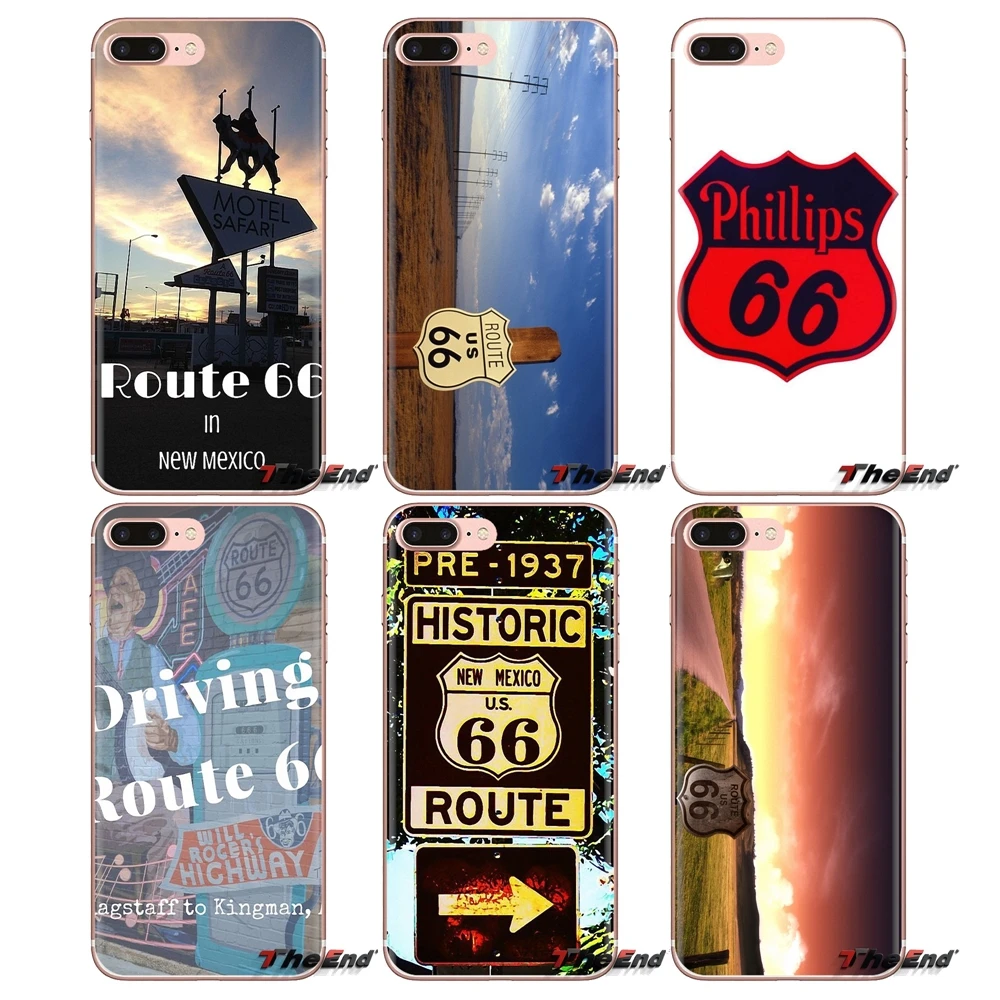 USA Route 66 Automotive motorcycle For Oneplus 3T 5T 6T Nokia 2 3 5 6 8 9 230 3310 2.1 3.1 5.1 7 Plus 2017 2018 Cell Phone Cover |