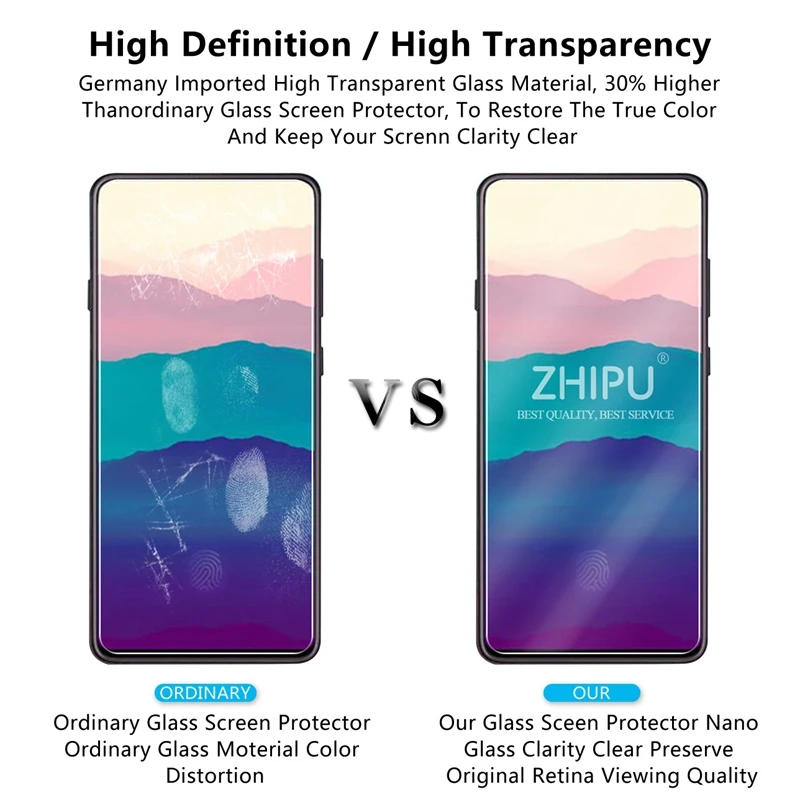 2 предмета закаленное Стекло для samsung Galaxy A90 Экран протектор 2.5D с уровнем