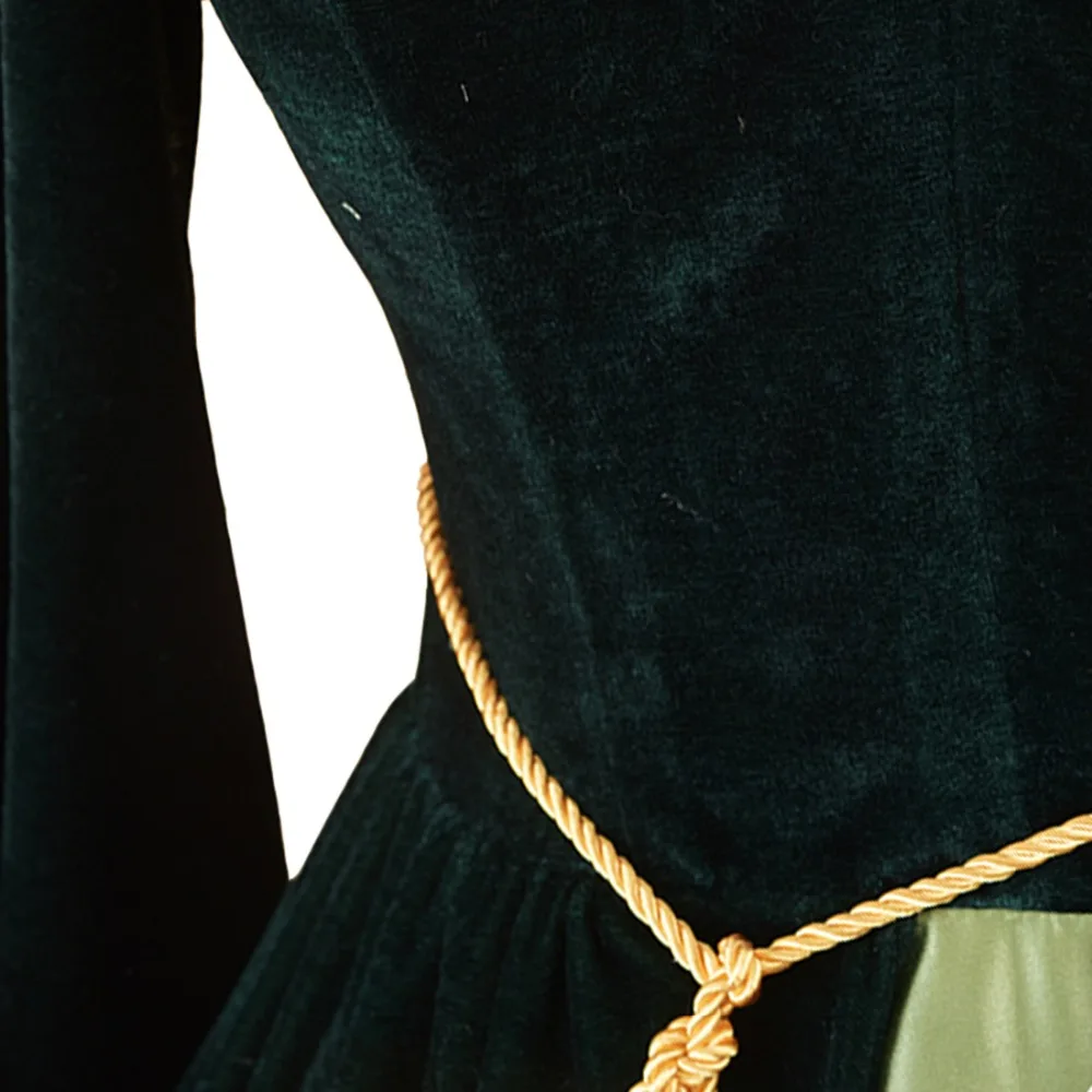 Gone with the wind Cosplay Scarlet O'hara PortieresCivil War Gown Halloween Costumes Adult Velvet Prom Dress Vintage Maxi |