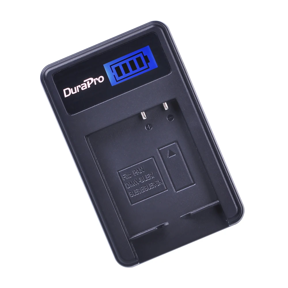 DuraPro ЖК дисплей USB Батарея Зарядное устройство для Panasonic DMW BLE9 BLG10 Lumix DMC GF3 GF5 GF6 GX7
