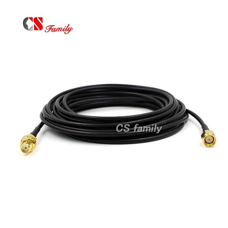 1 шт. Удлинительный кабель с разъемом SMA на гнездо 5 м|rg174 coaxial cable|coaxial cable rg174antenna |