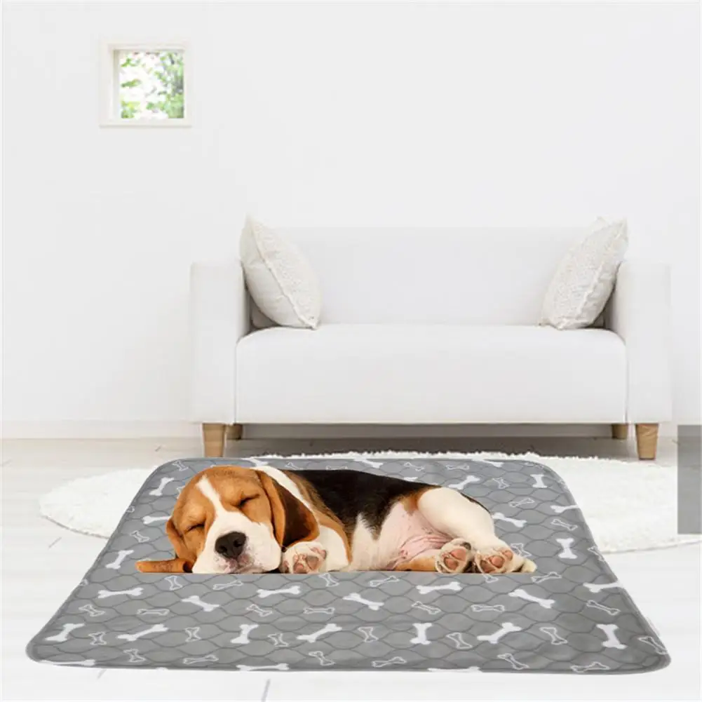 

Трехслойный водонепроницаемый подгузник для домашних животных, впитывающая прокладка из ПВХ, моющийся многоразовый матрас для мочи собак, ...