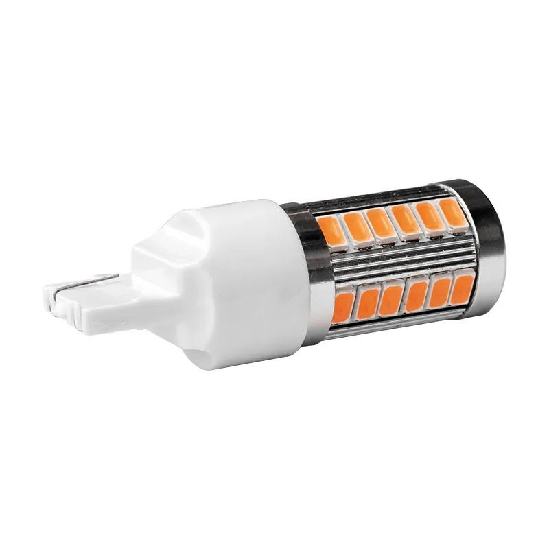2X T20 7440 WY21W W21W 33 smd 5630 5730 Светодиодная лампа заднего хода Автомобильная дневная