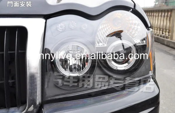 Для Chrysler Jeep Grand Cherokee 3 (wk) светодиодный головной светильник Ангельские глазки 2005 до