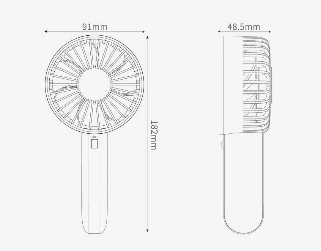 Xiao mi jia USB вентилятор охлаждения Xiao mi маленький ручной вентилятор Xao mi портативный вентилятор маленький Настольный Электрический бесшумный Xioa mi Xio mi Xia mi