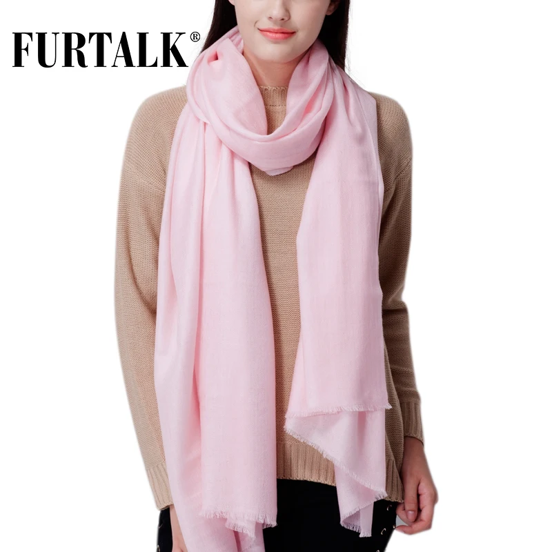 FURTALK Женский шерстяной шарф-плед | Аксессуары для одежды