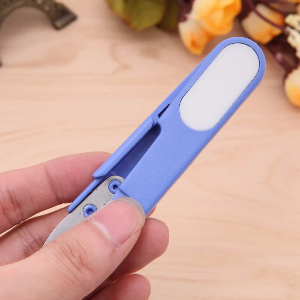 1 шт мини Рыбалка Многофункциональный Портативный пластиковые ножницы и для