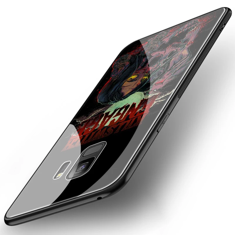 Стеклянный ТПУ чехол Lavaza Killswitch с пятью пальцами для Samsung Note 8 9 S7 S8 S9 S10 A10 A20 A30 A40 A50 A60