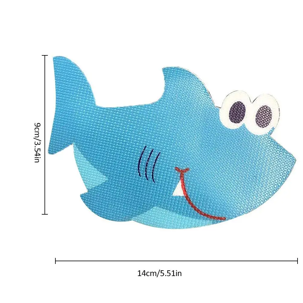 5 Pcs Innovative Whale Or Shark Pattern Non Slip Bath Stickers Strong Adhesive Tub For Bathroom Mat Shower Room Floor | Дом и сад