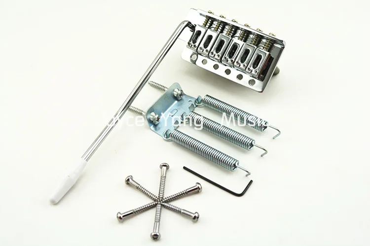

Niko Chrome Electric Guitar Bridge Tremolo Bridge System For Fender Strat Style Electric Guitar Free Shipping