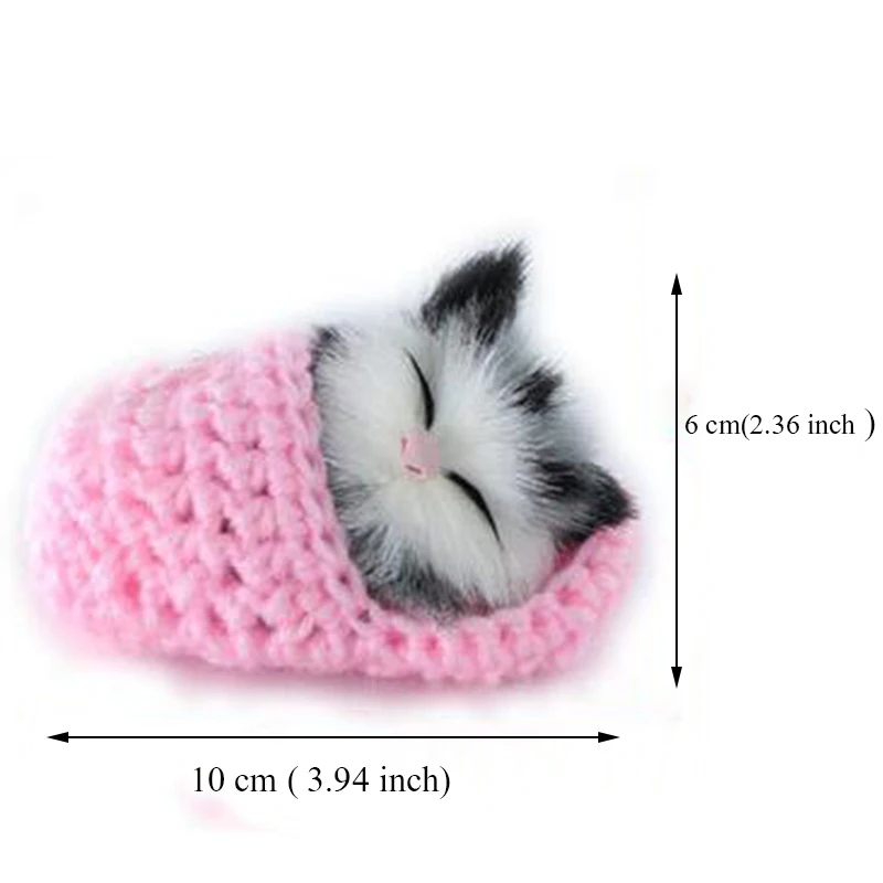 TOFOCO супер милые Имитационные издающие звук обуви котята коты плюшевые игрушки в