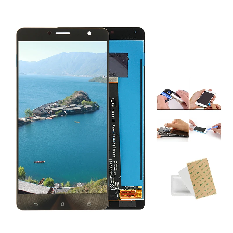 Оригинальный 5 ''ips дисплей для Asus Zenfone 3 Deluxe ZS550KL lcd сенсорный экран Z01FD